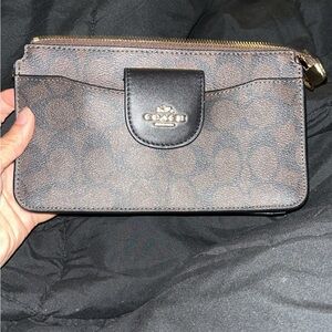 Coach signature logo wallet